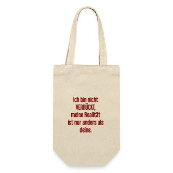 I'm not crazy – my reality is different - Gift Bag for Bottles - nature - Front