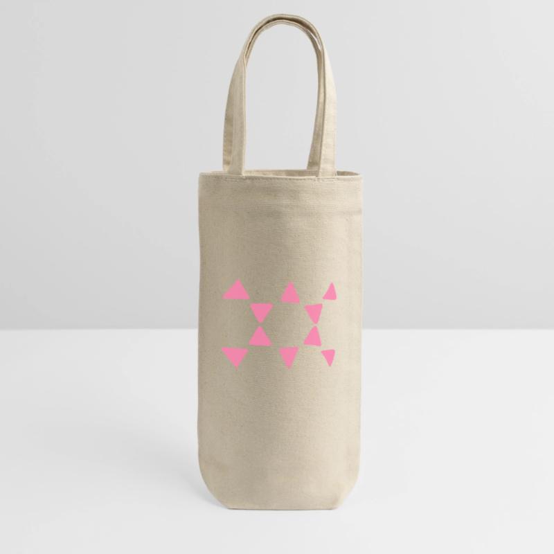 Triangular Pattern Triangular Shapes Gift Bag for Bottles
