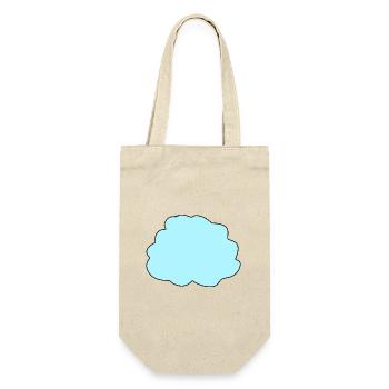 Cloud Blue Icon - Gift Bag for Bottles - nature - Front