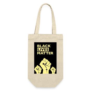 Black Lives Matter Yellow - Gift Bag for Bottles - nature - Front