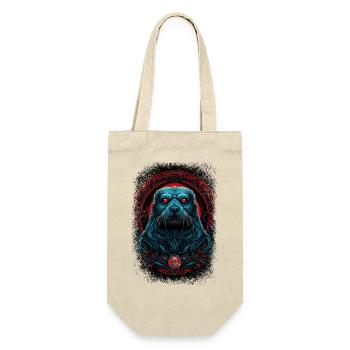 baby seal funny quote wildlife south pool - Geschenkbeutel für Flaschen - Natur - Vorne