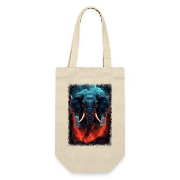 birthday africa cool beach pineapple quotes animal - Geschenkbeutel für Flaschen - Natur - Vorne