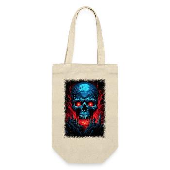Gift Idea Scary Skater Love Spooky Drawing Anatomy - Gift Bag for Bottles - nature - Front