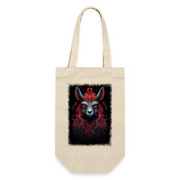 alpaga cadeau drôle disant drame animal citation drôle - Sac à bouteille - nature - Devant