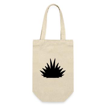 grass symbol natur pflanze muster - Geschenkbeutel für Flaschen - Natur - Vorne
