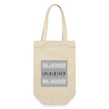 URLAUBSREIF - Club WoW - Geschenkbeutel für Flaschen - Natur - Vorne