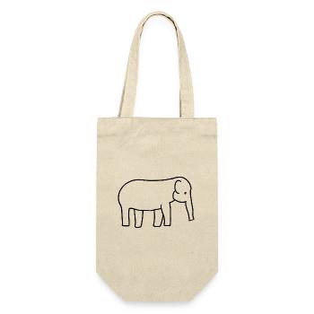 Animal Symbole Éléphant - Sac à bouteille - nature - Devant