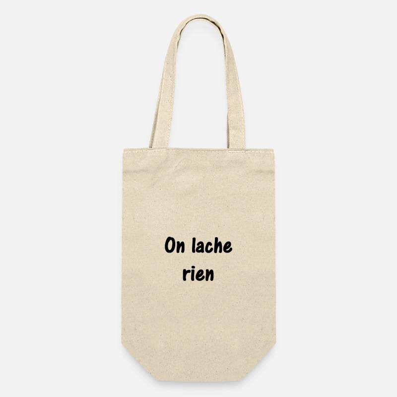 On lache rien - Sac à bouteille - nature