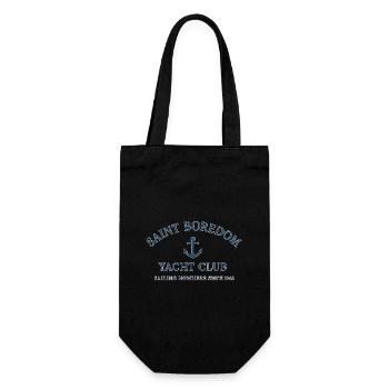 Saint Boredom Yacht Club - Geschenkbeutel für Flaschen - Schwarz - Vorne