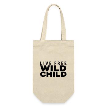 LIVE FREE WILD CHILD - Gift Bag for Bottles - nature - Front