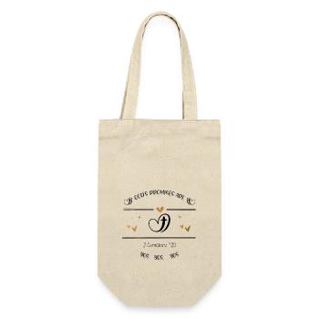 Christian Design God’s promises are yes - Gift Bag for Bottles - nature - Front