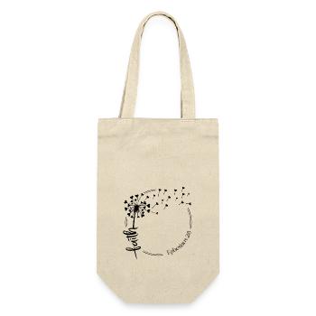Christian Dandelion design faith Ephesians 2:8 - Gift Bag for Bottles - nature - Front
