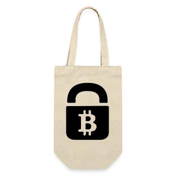 Bitcoin block - Sac à bouteille - nature - Devant
