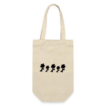 Five Flowers Plants Flower Symbol Pink - Gift Bag for Bottles - nature - Front