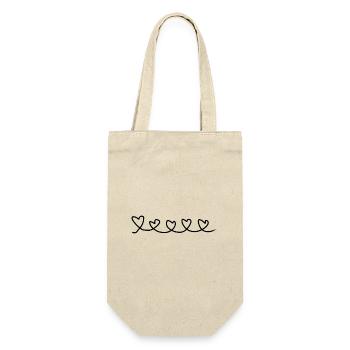 Love Heart Line Hearts Icon - Gift Bag for Bottles - nature - Front