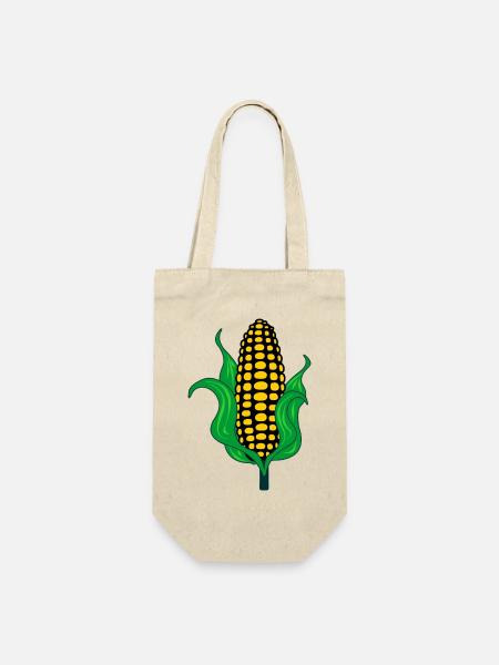 Maiskolben - Geschenkbeutel für Flaschen - Natur