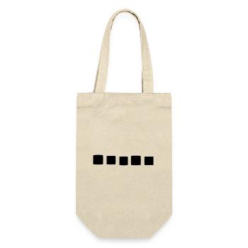 Square Square Icon Shapes - Gift Bag for Bottles - nature - Front