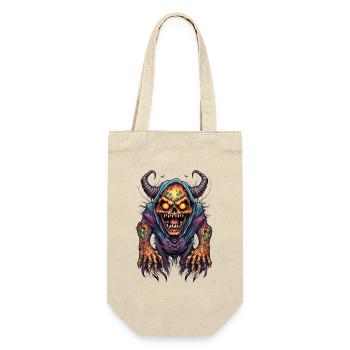 Corrupted Demon with Flame Eyes - Gift Bag for Bottles - nature - Front