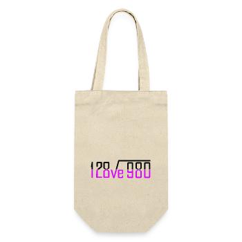 Formel der Liebe - Formula of Love - Gift Bag for Bottles - nature - Front