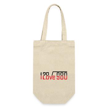 Formel der Liebe - Formula of Love - Gift Bag for Bottles - nature - Front