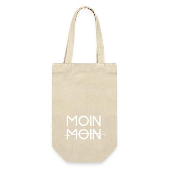 moin(moin) - Geschenkbeutel für Flaschen - Natur - Vorne