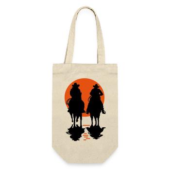cowboy_2 - Gift Bag for Bottles - nature - Front