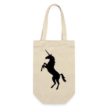 licorne - Sac à bouteille - nature - Devant