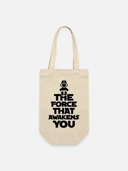 The force that awakens you - Geschenkbeutel für Flaschen - Natur