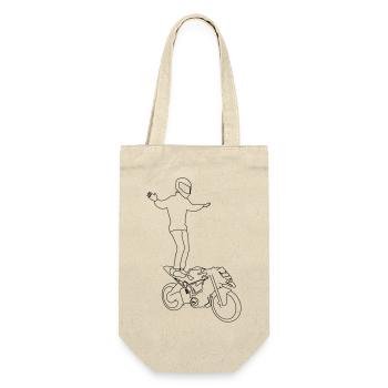 Motor Life - Gift Bag for Bottles - nature - Front