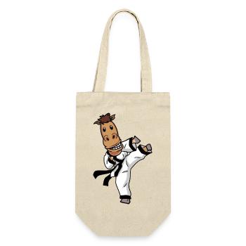 Wild Horse Martial Arts Karate Horse Horse Fool Judo - Gift Bag for Bottles - nature - Front