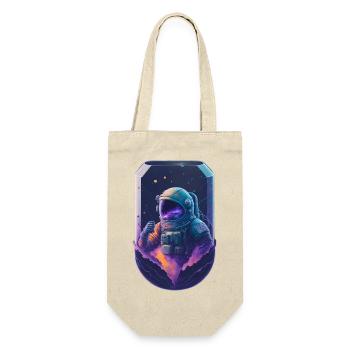 Astronaute, Espace, Voie lactée - Sac à bouteille - nature - Devant