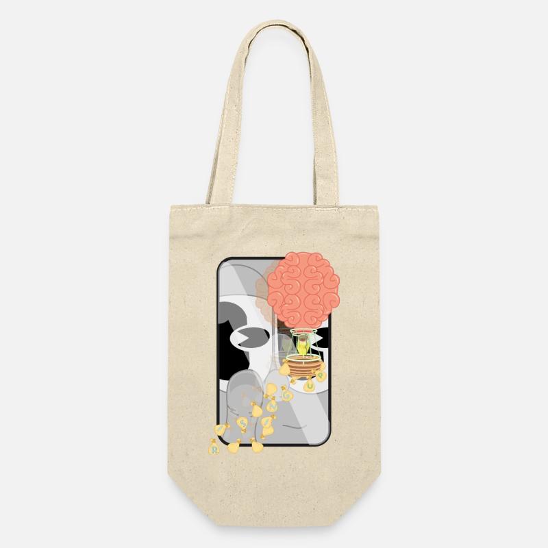 RISING UP - Gift Bag for Bottles - nature