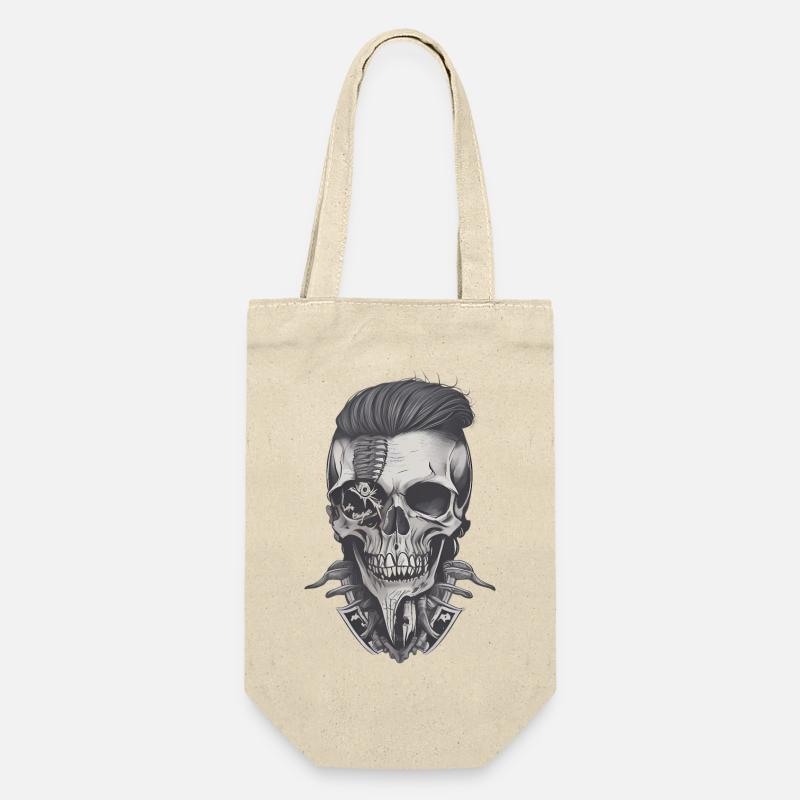 Crâne de hipster - Sac à bouteille - nature