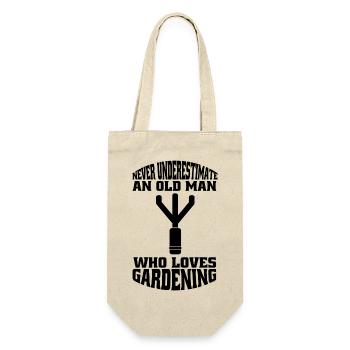 Hobby jardinier jardin cadeau jardinier verger - Sac à bouteille - nature - Devant