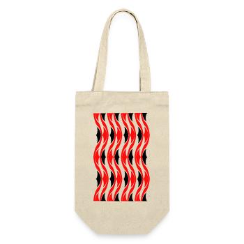 twisted - Gift Bag for Bottles - nature - Front