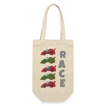 Car Racing Race - Gift Bag for Bottles - nature - Front