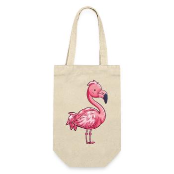 Flamingo Comic - Gift Bag for Bottles - nature - Front