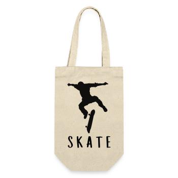 Skater - Gift Bag for Bottles - nature - Front