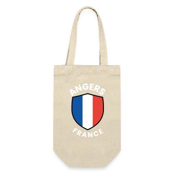 Angers France Shield Emblem - Gift Bag for Bottles - nature - Front