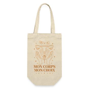 My Body My Choice Feminism Freedom - Gift Bag for Bottles - nature - Front