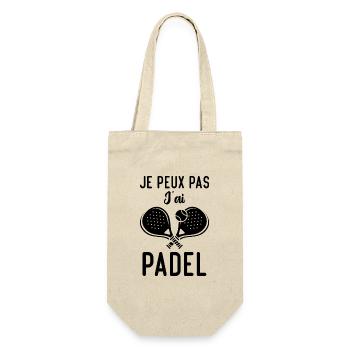 Je Peux Pas J'ai Padel - Sac à bouteille - nature - Devant