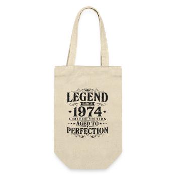 Légende depuis 1974 Vintage Born Anniversaire - Sac à bouteille - nature - Devant