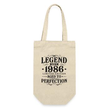 Légende depuis 1986 Vintage Born Anniversaire - Sac à bouteille - nature - Devant
