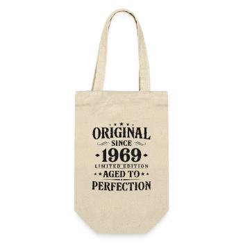 Cadeau d’anniversaire Vintage original 1969 - Sac à bouteille - nature - Devant