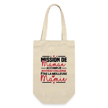 Mission maman accomplie - future meilleure mamie - Sac à bouteille - nature - Devant
