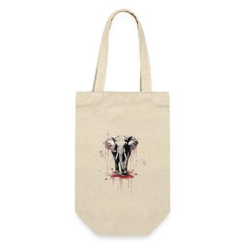 L’éléphant comme graffiti ordinaire - Sac à bouteille - nature - Devant