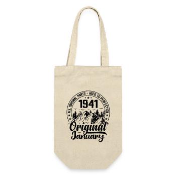 1941 January Original 83 Years Anniversary Gift - Gift Bag for Bottles - nature - Front