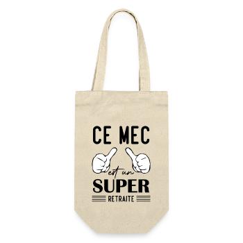 Ce mec est un super retraité - Sac à bouteille - nature - Devant