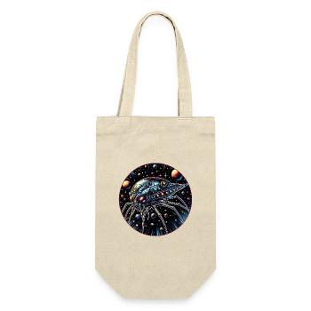 Fantastic spider spaceship in space - Gift Bag for Bottles - nature - Front