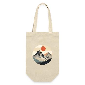 Montagnes et soleil - Sac à bouteille - nature - Devant